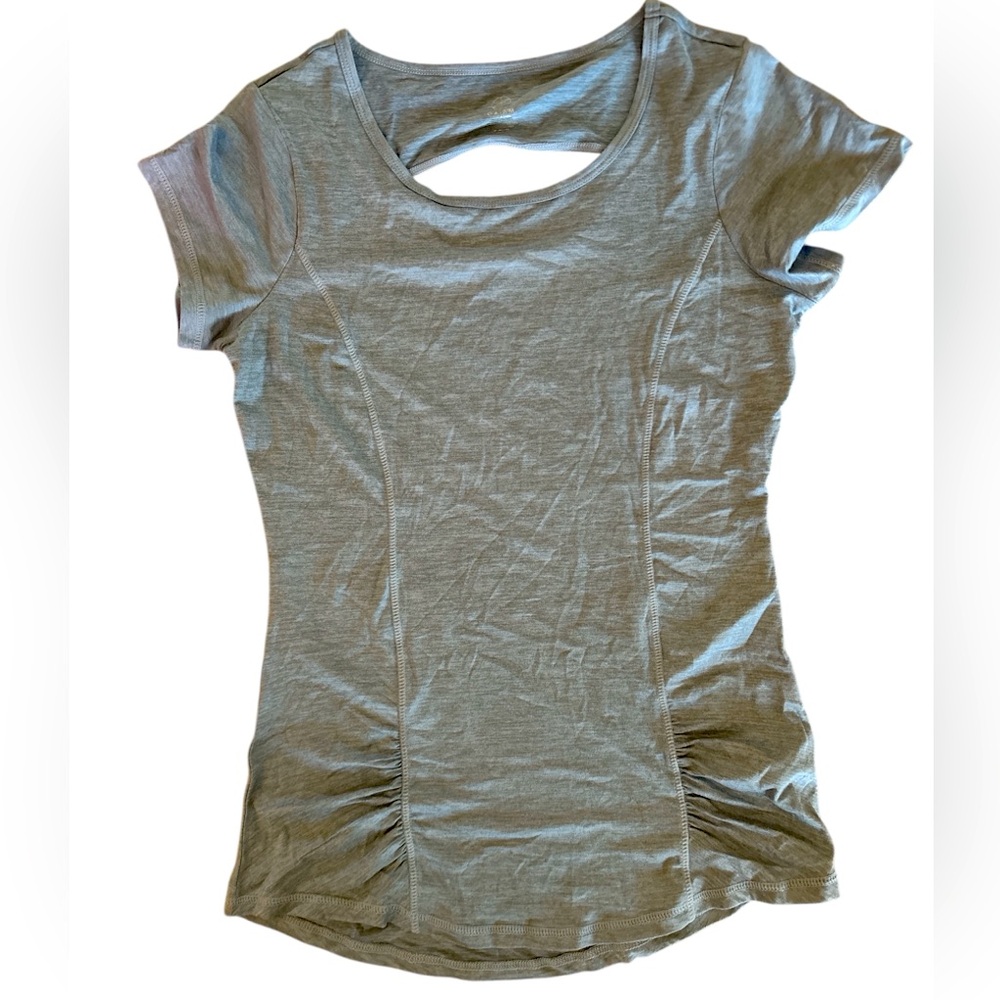 Gaiam workout shirt.  Blue.  Women’s size Small